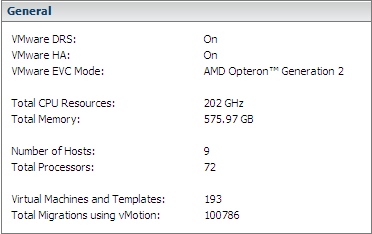 100k vMotion Summary